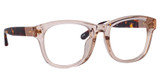 Linda Farrow Eyeglasses LFL1385 EDSON ASH/DARKT-SHELL/ROSE GOLD/003