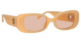 Linda Farrow Eyeglasses LFL1117S LOLA PEACH/LIGHT GOLD/PEACH/014