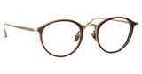 Linda Farrow Eyeglasses LFL1224 LUIS LIGHT GOLD/METALLIC BROWN/003