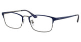 Ray-Ban Rx Eyeglasses RX8772D MATTE DARK BLU ON GUNMET/1241
