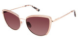 Nicole Miller Eyeglasses MONTE CARLO PINK CRYSTAL/C02