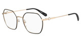 Moschino Love Eyeglasses MOL614 BLK GOLD B/02M2