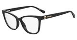 Moschino Love Eyeglasses MOL615 BLACK/0807