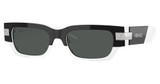 Versace Eyeglasses VE4465 TOP BLACK/WHITE/545987