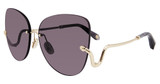 Roberto Cavalli Eyeglasses SRC062 Shiny Total Rose Gold 0300