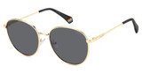 Polaroid Eyeglasses PLD 6215/S/X GOLD GREY/02F7