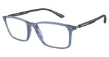 Emporio Armani Eyeglasses EA3237 SHINY TRANSPARENT BLUE/6108