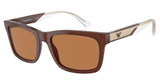 Emporio Armani Eyeglasses EA4224 SHINY OPALINE BROWN/609573