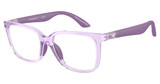EMPORIO ARMANI KIDS Eyeglasses EK3006F SHINY TRANSPARENT PURPLE/6143