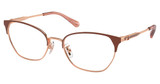 COACH Eyeglasses HC5169 SHINY ROSE GOLD / NUTMEG/9331