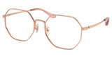 COACH Eyeglasses HC5174D SHINY ROSE GOLD/9331