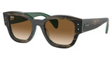Ray-Ban Eyeglasses RB7681S JORGE STRIPED GREEN ON GREEN/140251