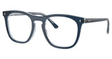 Ray-Ban Rx Eyeglasses RX2210V BLU ON TRANSPARENT BLU/8324