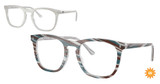 Ray-Ban Rx Eyeglasses RX2210V PHOTO STRIPED LIGHT BLUE/8382