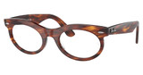 Ray-Ban Rx Eyeglasses RX2242V WAYFARER OVAL STRIPED HAVANA/2144
