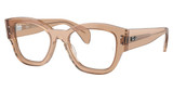 Ray-Ban Rx Eyeglasses RX7681V JORGE TRANSPARENT LIGHT BROWN/8353