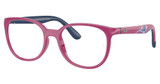 Ray-Ban Youth Eyeglasses RY1631 FUCSIA WITH RUBBER BLU/7508