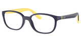 Ray-Ban Youth Eyeglasses RY1632 DARK BLU ON RUBBER YELLO/3937