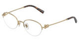 Tiffany Eyeglasses TF1158TD PALE GOLD OPAQUE/6021