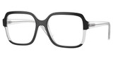 Vogue® Eyeglasses VO5555F TOP BLACK/TRANSPARENT/W827