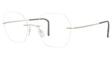 Silhouette Eyeglasses 5599 Geometric Starlight Rhodium/7000