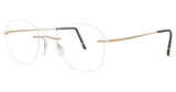 Silhouette Eyeglasses 5599 Geometric Astral Gold/7530