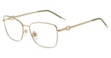 Furla Eyeglasses VFU728 Shiny Light Gold 0SN9