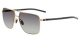 Porsche Eyeglasses P8963 Gunmetal Gold D226