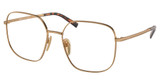 Prada Eyeglasses PR A59V BRASS/7OE1O1
