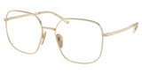 Prada Eyeglasses PR A59V PALE GOLD/ZVN1O1