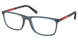 Prada Sport Eyeglasses PS 03QV TRANSPARENT AVIO/CZH1O1
