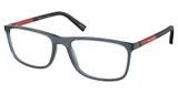 Prada Sport Eyeglasses PS 03QV TRANSPARENT AVIO/CZH1O1