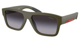 Prada Sport Eyeglasses PS 04ZS GREEN MILITARY MATTE/15X09U