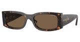 Vogue® Eyeglasses VO5584S DARK HAVANA/W65673