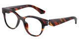 ALAIN MIKLI Eyeglasses A03520 STRIPED HAVANA/PURPLE/003