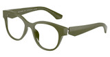 ALAIN MIKLI Eyeglasses A03526 POINTILLEE OLIVE/005