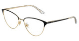 JIMMY CHOO Eyeglasses JC2002 PALE GOLD/BLACK/3015