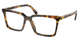 Miu Miu Eyeglasses MU 08XV HONEY HAVANA/VAU1O1