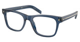 Prada Eyeglasses PR A13V CRYSTAL BLUE/08Q1O1