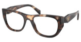 Prada Eyeglasses PR A18V CARAMEL TORTOISE/14P1O1