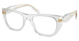 Prada Eyeglasses PR A18VF TRANSPARENT GREY/12R1O1