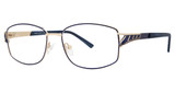 Smilen Elite Eyeglasses SMILEN ELITE 41 BLUE/GOLD