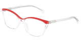 ALAIN MIKLI Eyeglasses A03502M CRYSTAL/ POINTILLEE ROUG/001