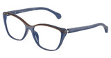 ALAIN MIKLI Eyeglasses A03502M OPAL BLUE/POINTILLEE BRO/005