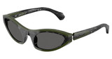 ALAIN MIKLI Eyeglasses A05513 NOIR NACREE/GREEN/005/S4