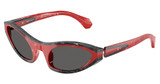 ALAIN MIKLI Eyeglasses A05513 ROUGE NACREE/NOIR NACREE/001/S4