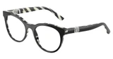 DOLCE & GABBANA Eyeglasses DG3399 BLACK ON ZEBRA/3372