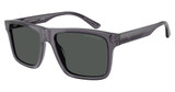 Emporio Armani Eyeglasses EA4232 TRANSPARENT DARK GREY/610687