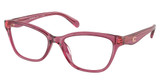 COACH Eyeglasses HC6243F TRANSPARENT BURGUNDY/5824