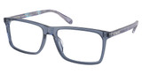 COACH Eyeglasses HC6251U TRANSPARENT BLUE/5820